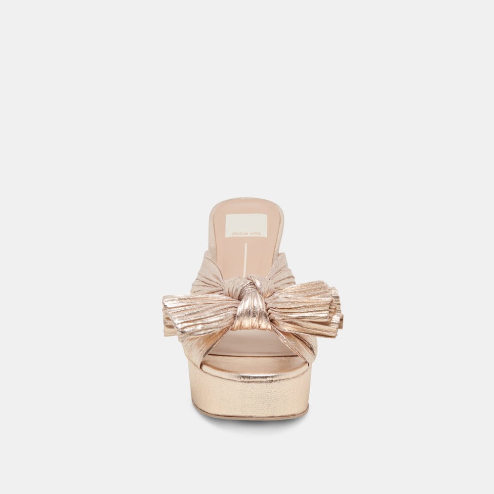 Dolce Vita Blare Heels Platinum Satin
