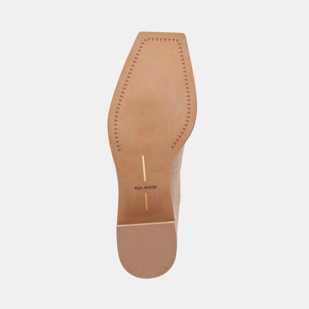 Dolce Vita Irnie Booties Taupe Suede