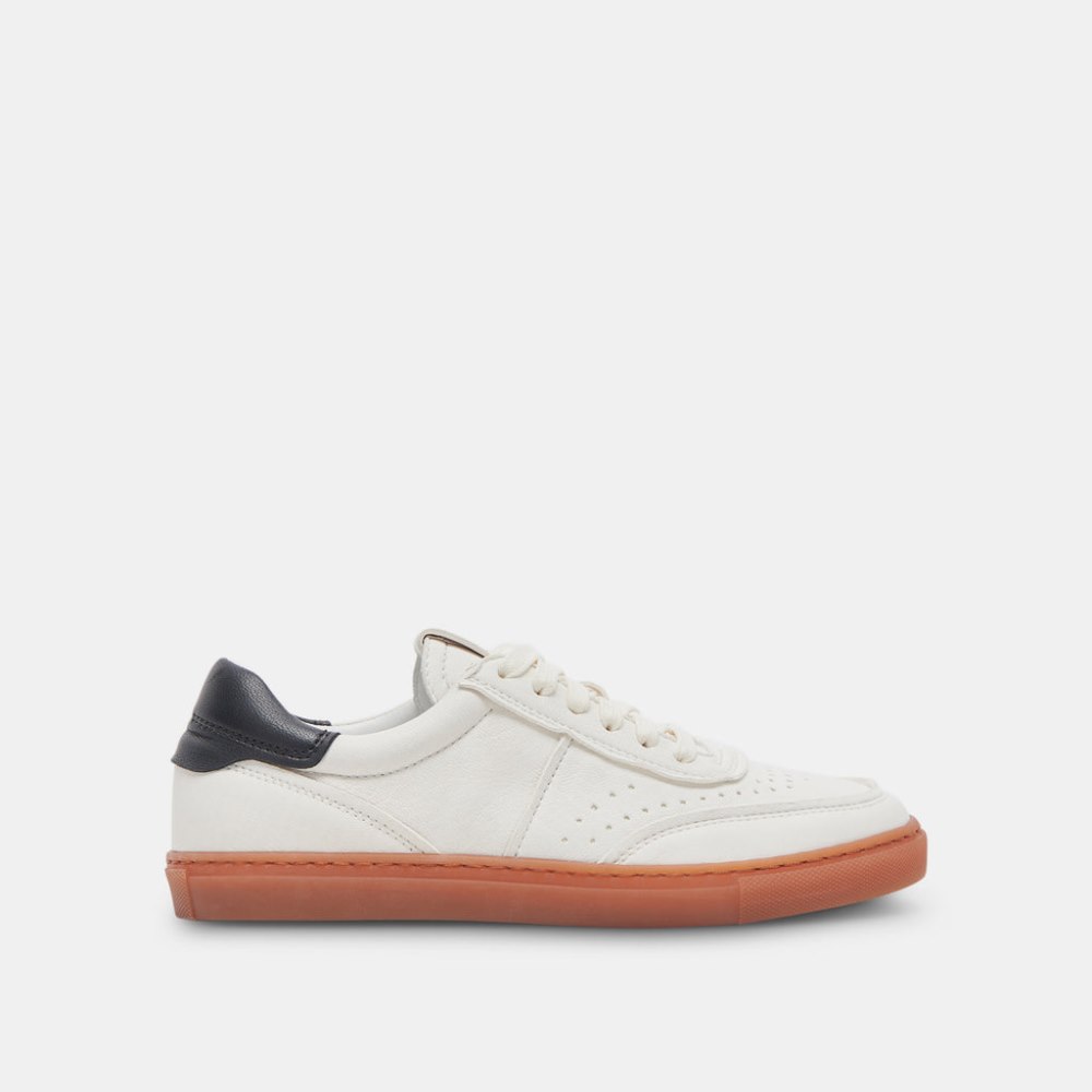 Dolce Vita Boden Sneakers White Black Leather