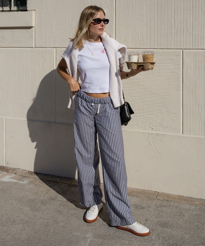 Dolce Vita Boden Sneakers White Black Leather