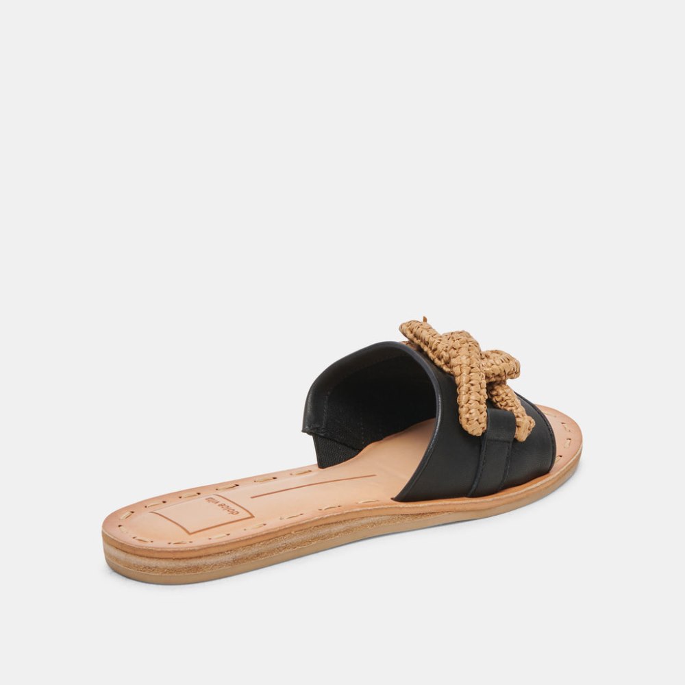 Dolce Vita Desa Sandals Black Leather