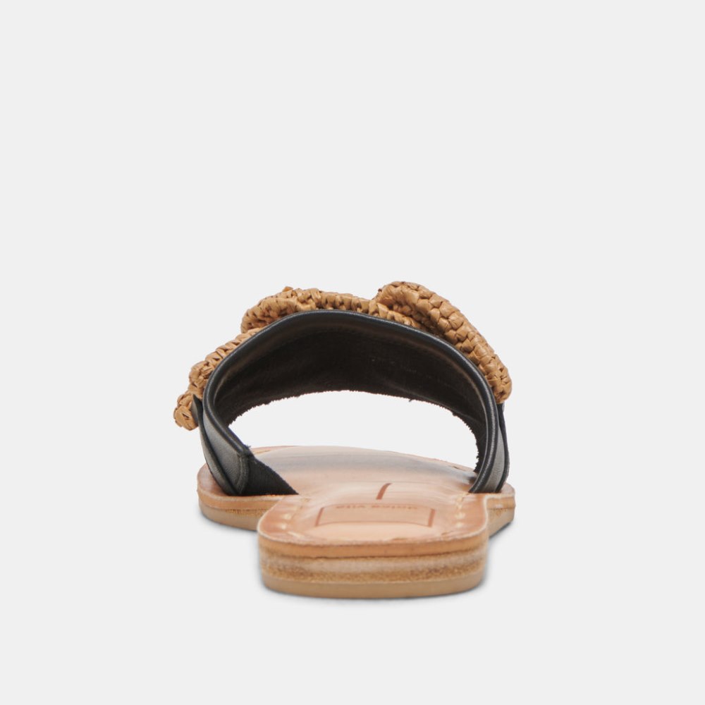 Dolce Vita Desa Sandals Black Leather