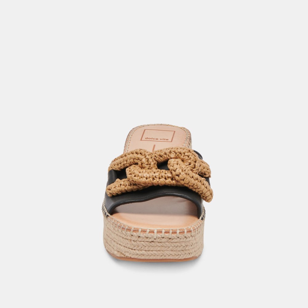 Dolce Vita Narnia Sandals Black Leather