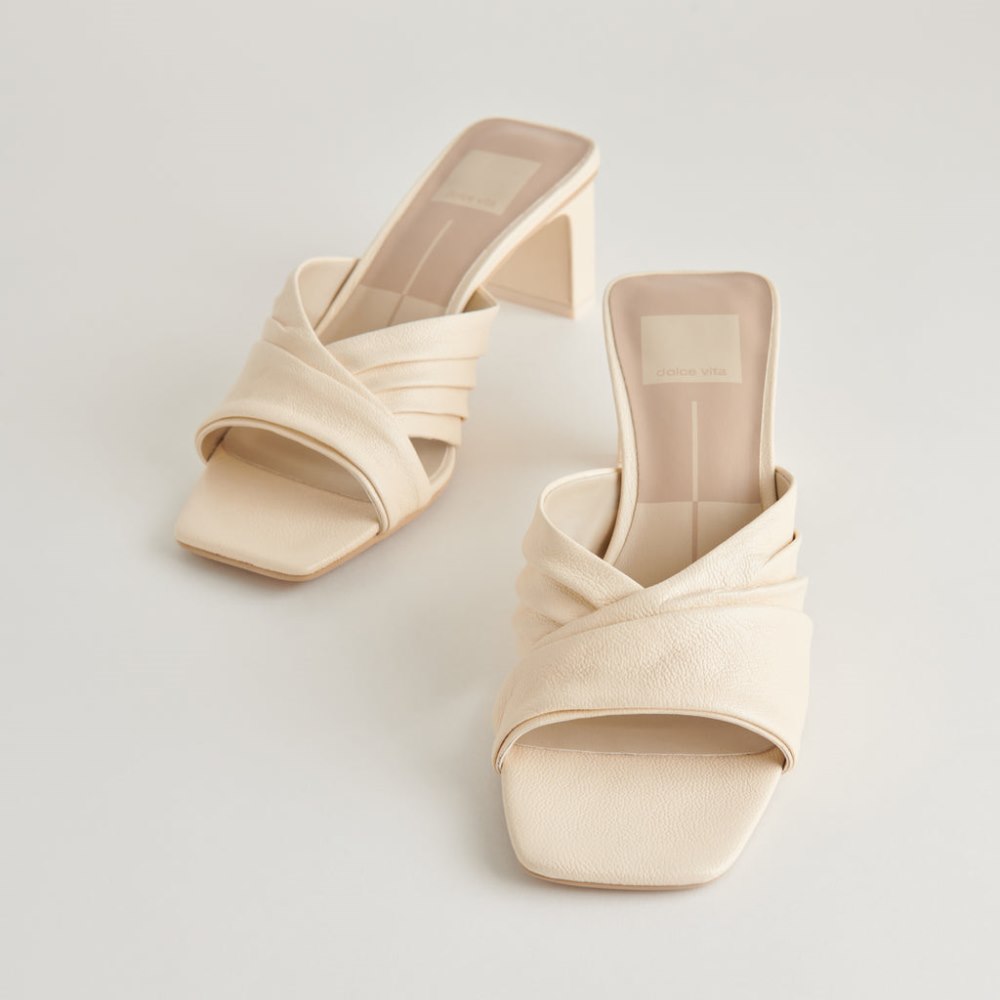 Dolce Vita Carlan Heels Bone Leather