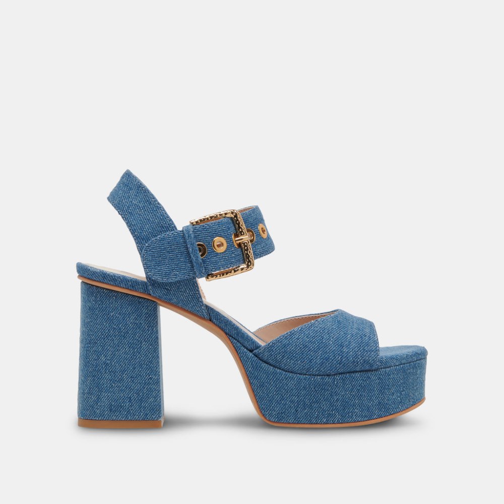 Dolce Vita Bobby Heels Blue Denim