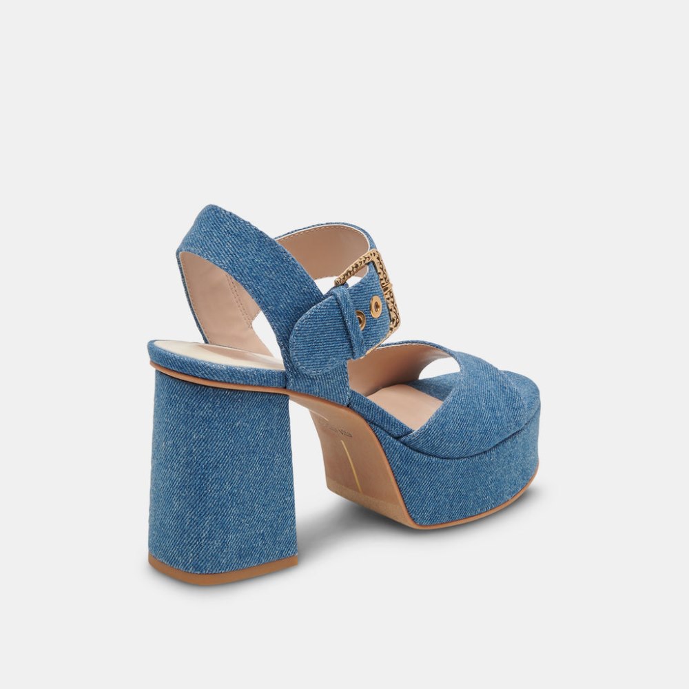 Dolce Vita Bobby Heels Blue Denim