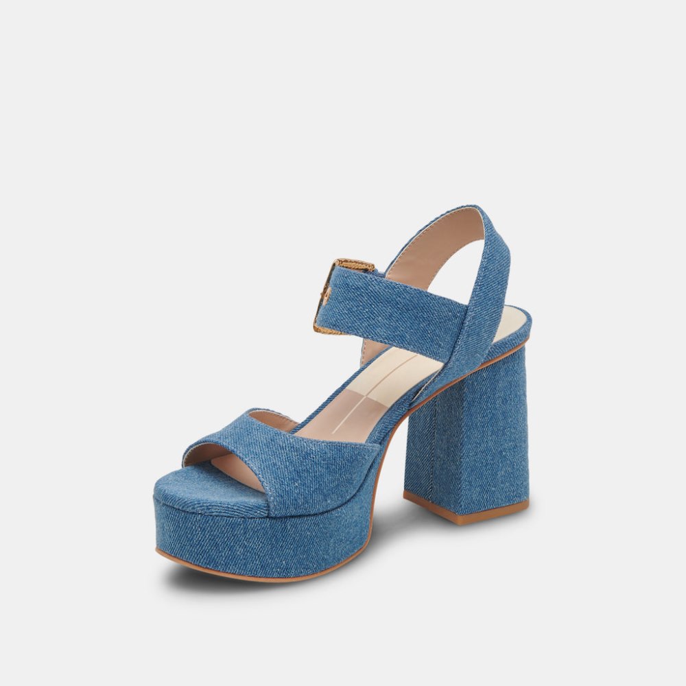 Dolce Vita Bobby Heels Blue Denim