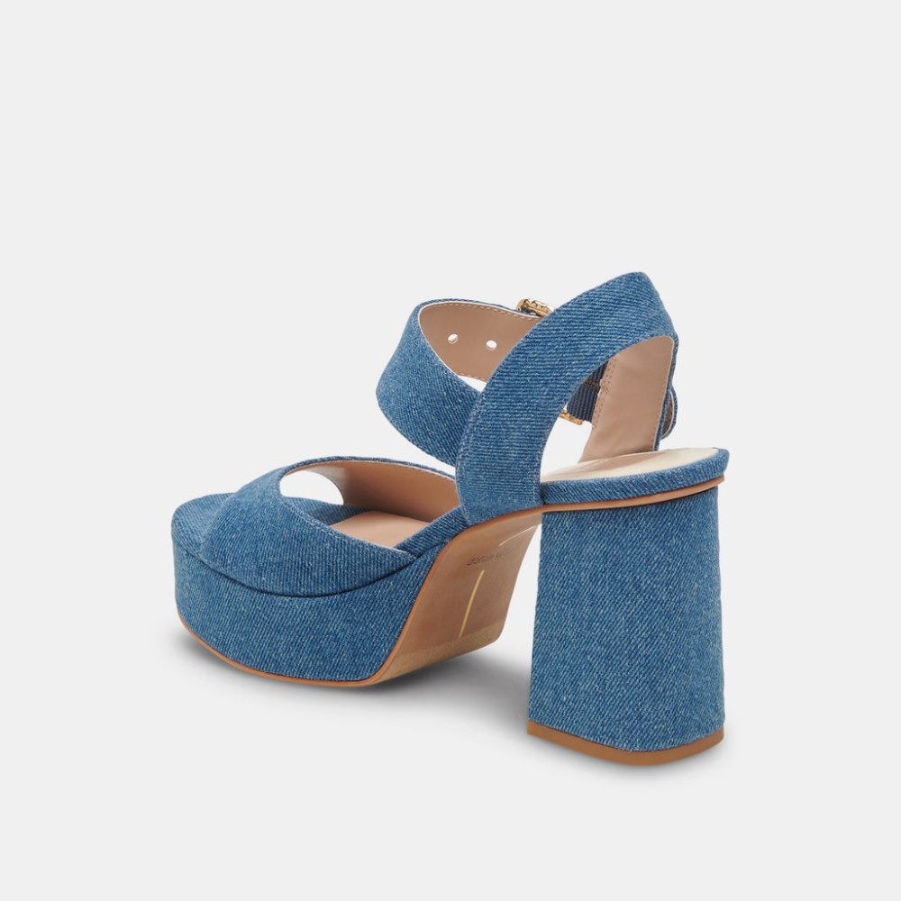 Dolce Vita Bobby Heels Blue Denim