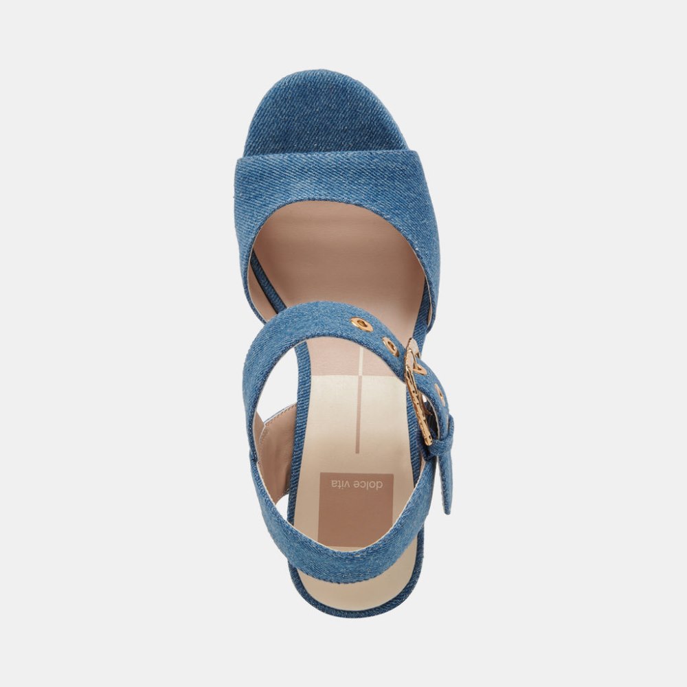 Dolce Vita Bobby Heels Blue Denim