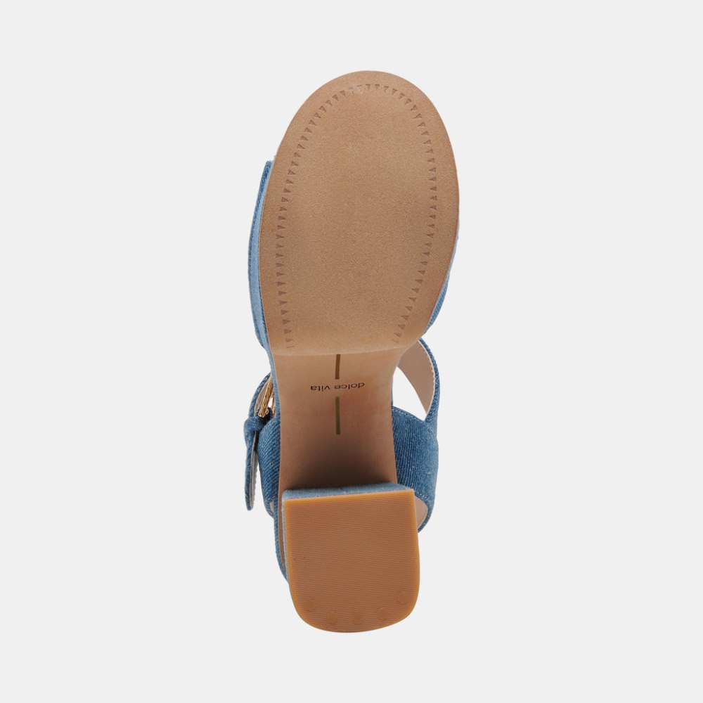 Dolce Vita Bobby Heels Blue Denim