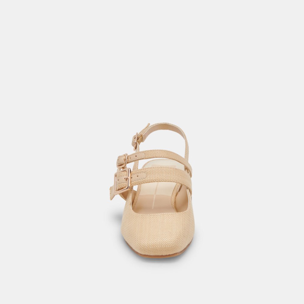 Dolce Vita Patzy Heels Natural Raffia