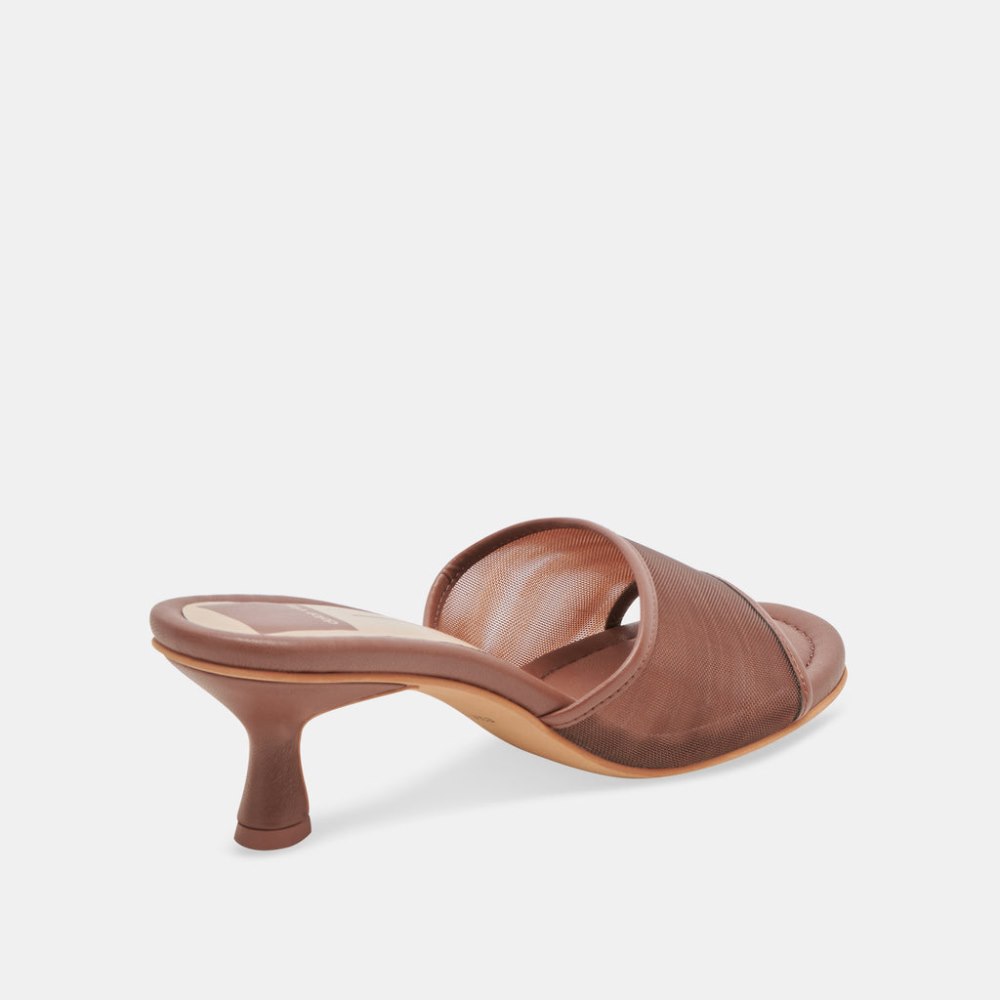 Dolce Vita Meeza Heels Espresso Mesh