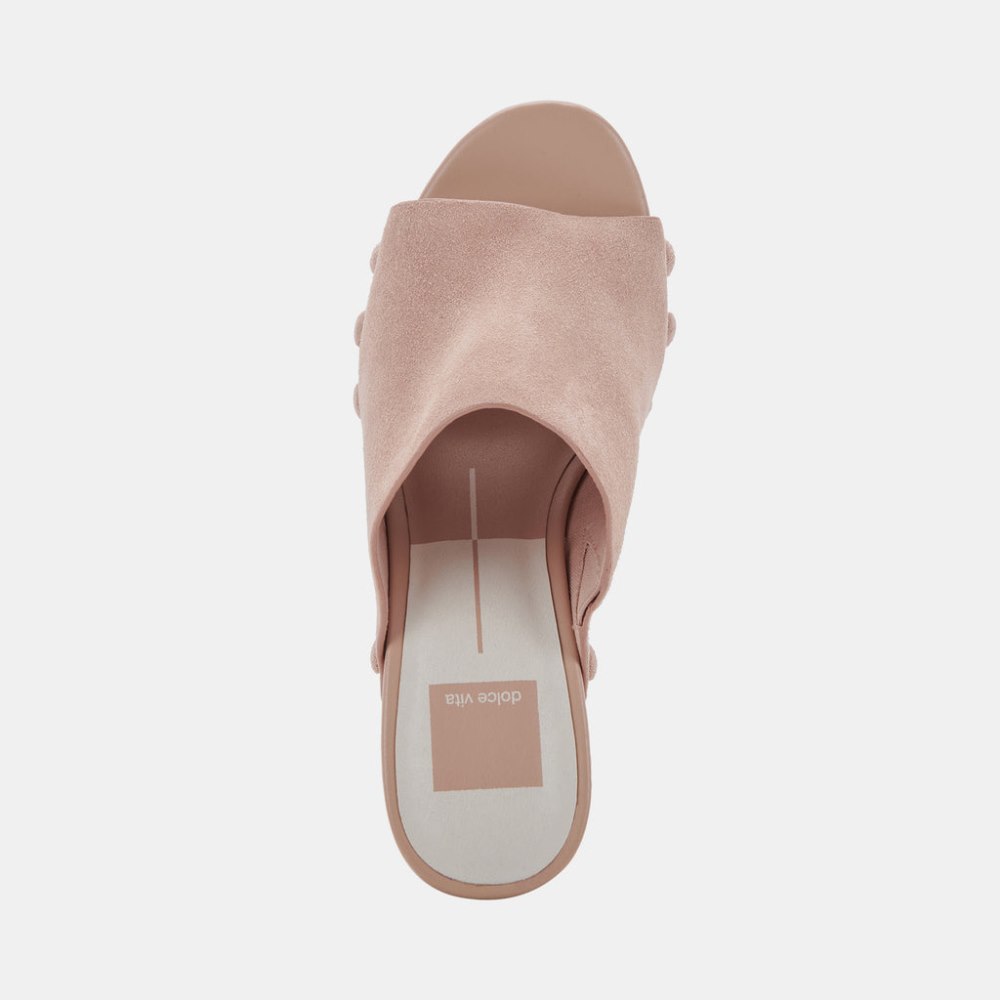 Dolce Vita Emol Heels Blush Suede