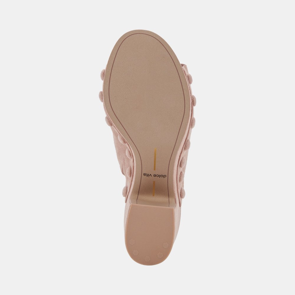 Dolce Vita Emol Heels Blush Suede