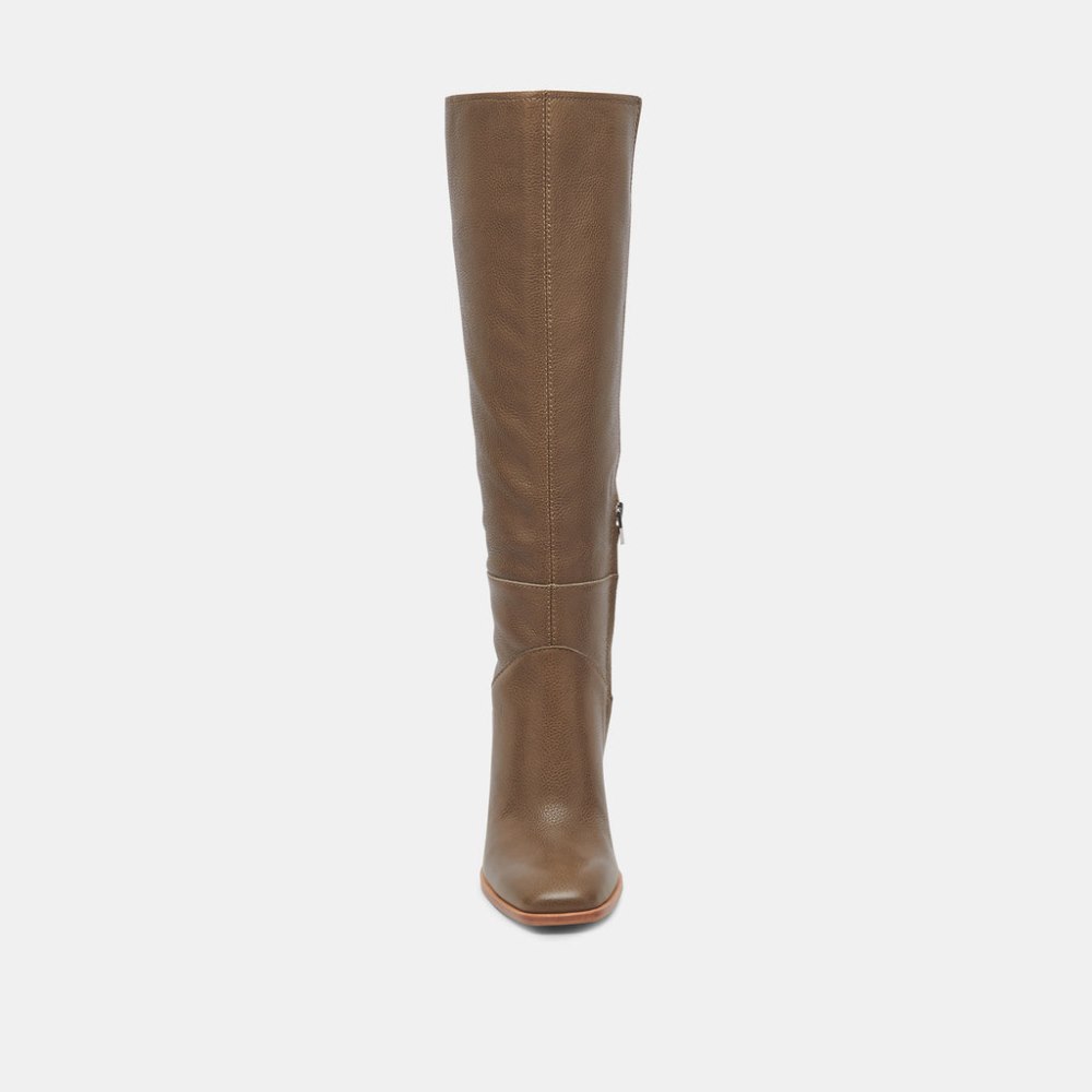 Dolce Vita Fynn Boots Dark Olive Leather
