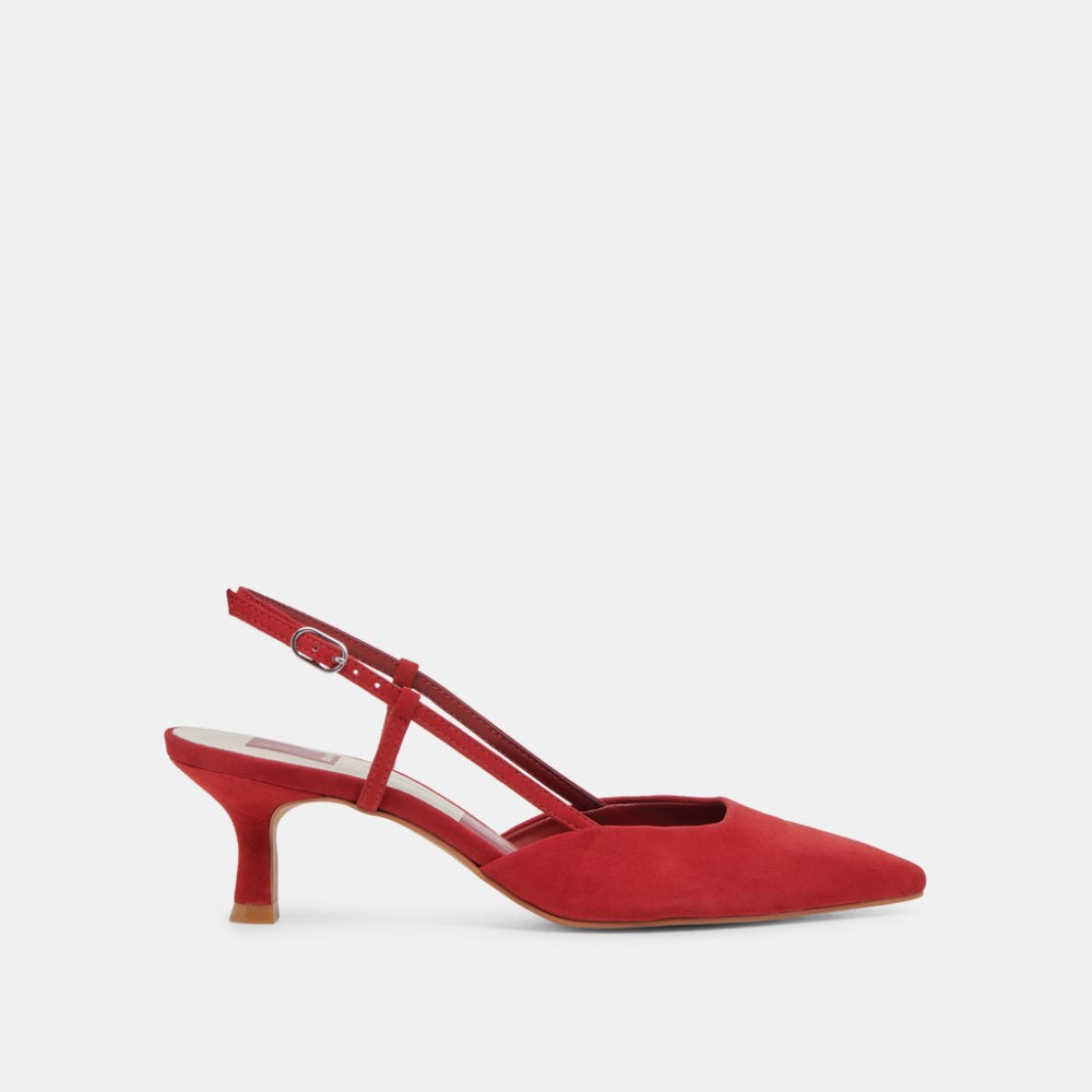 Dolce Vita Odela Heels Crimson Suede