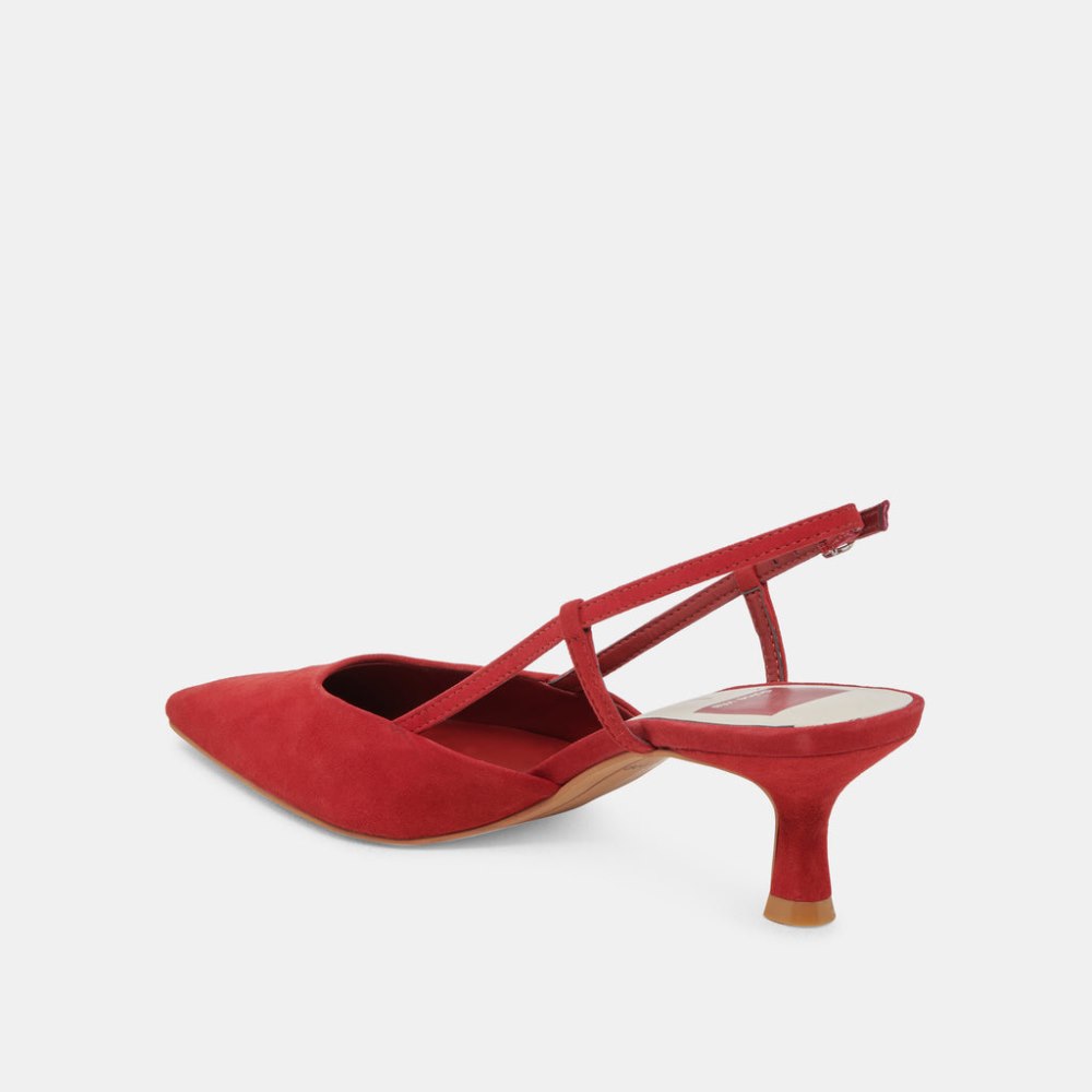 Dolce Vita Odela Heels Crimson Suede