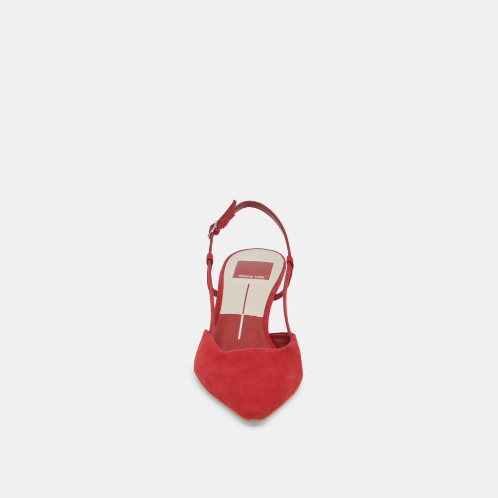 Dolce Vita Odela Heels Crimson Suede
