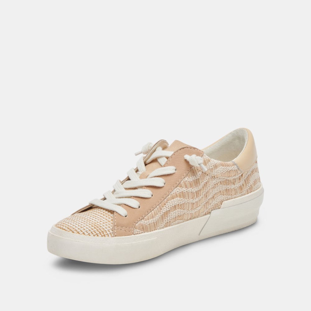 Dolce Vita Zina Sneakers Wheat Raffia