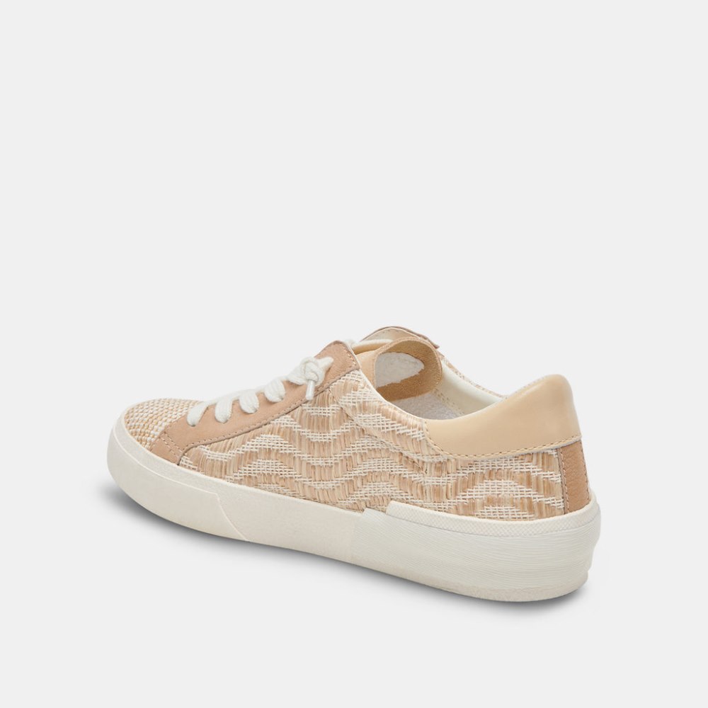 Dolce Vita Zina Sneakers Wheat Raffia