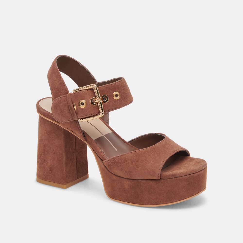 Dolce Vita Bobby Heels Cocoa Suede