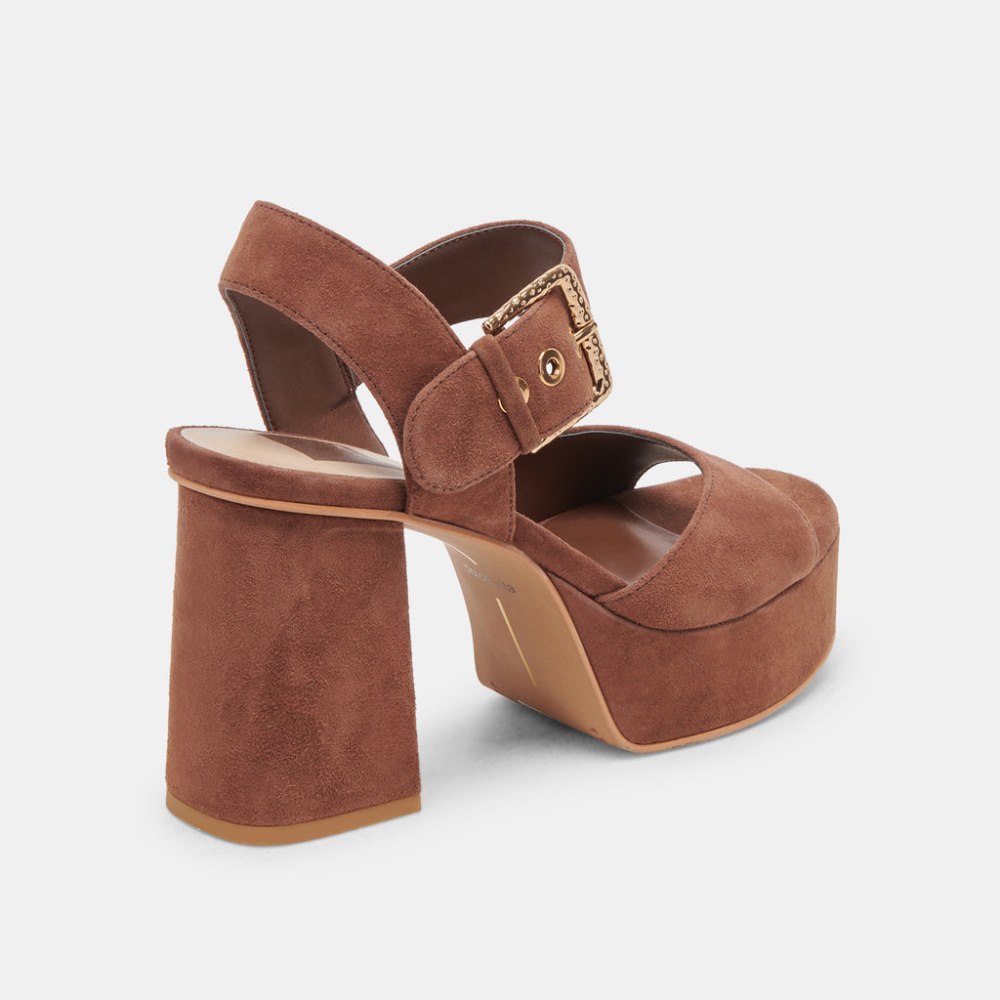 Dolce Vita Bobby Heels Cocoa Suede