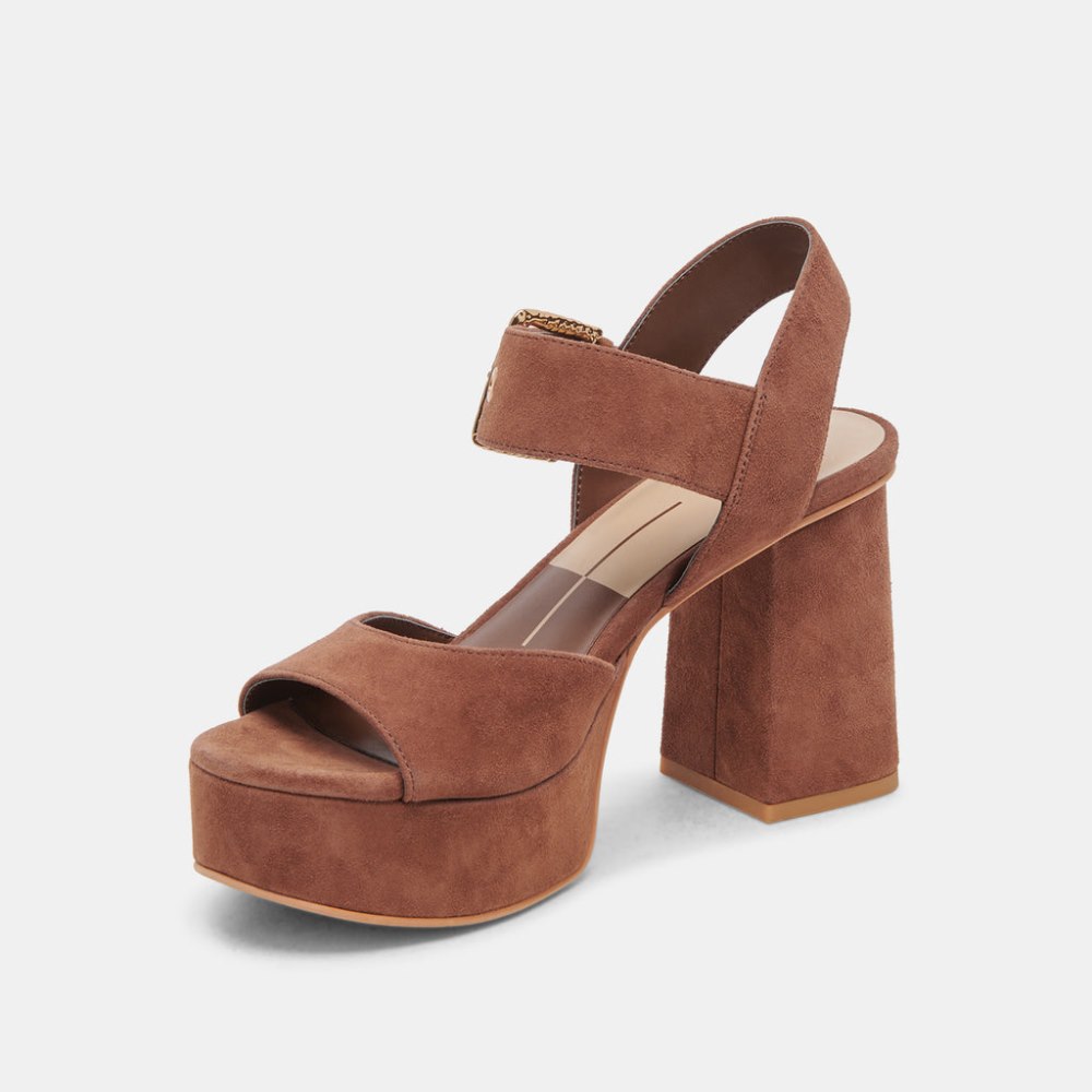 Dolce Vita Bobby Heels Cocoa Suede