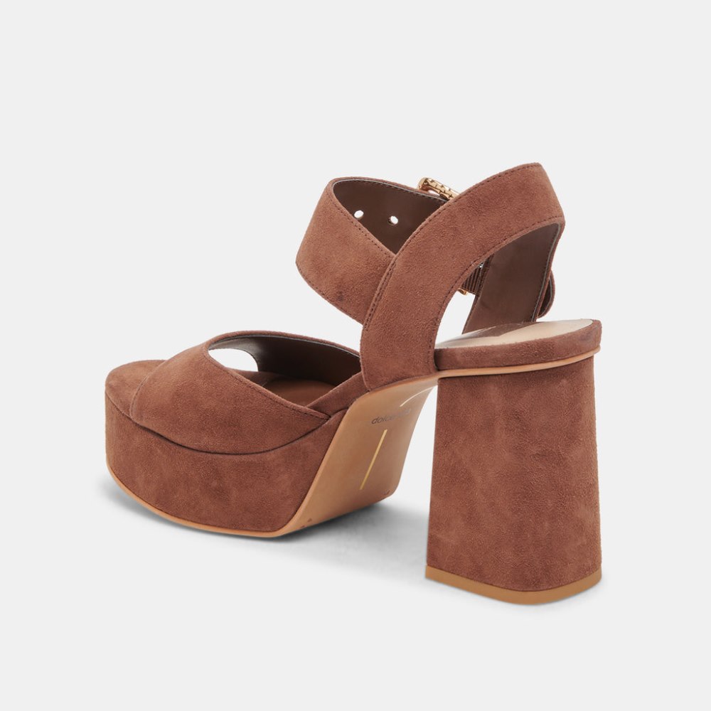 Dolce Vita Bobby Heels Cocoa Suede
