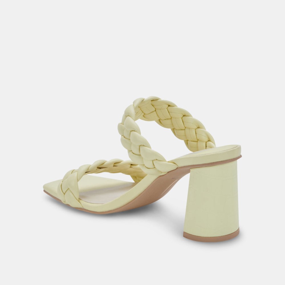 Dolce Vita Paily Heels Lemon Cream Stella
