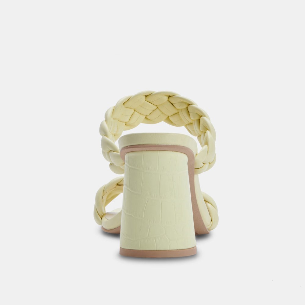 Dolce Vita Paily Heels Lemon Cream Stella