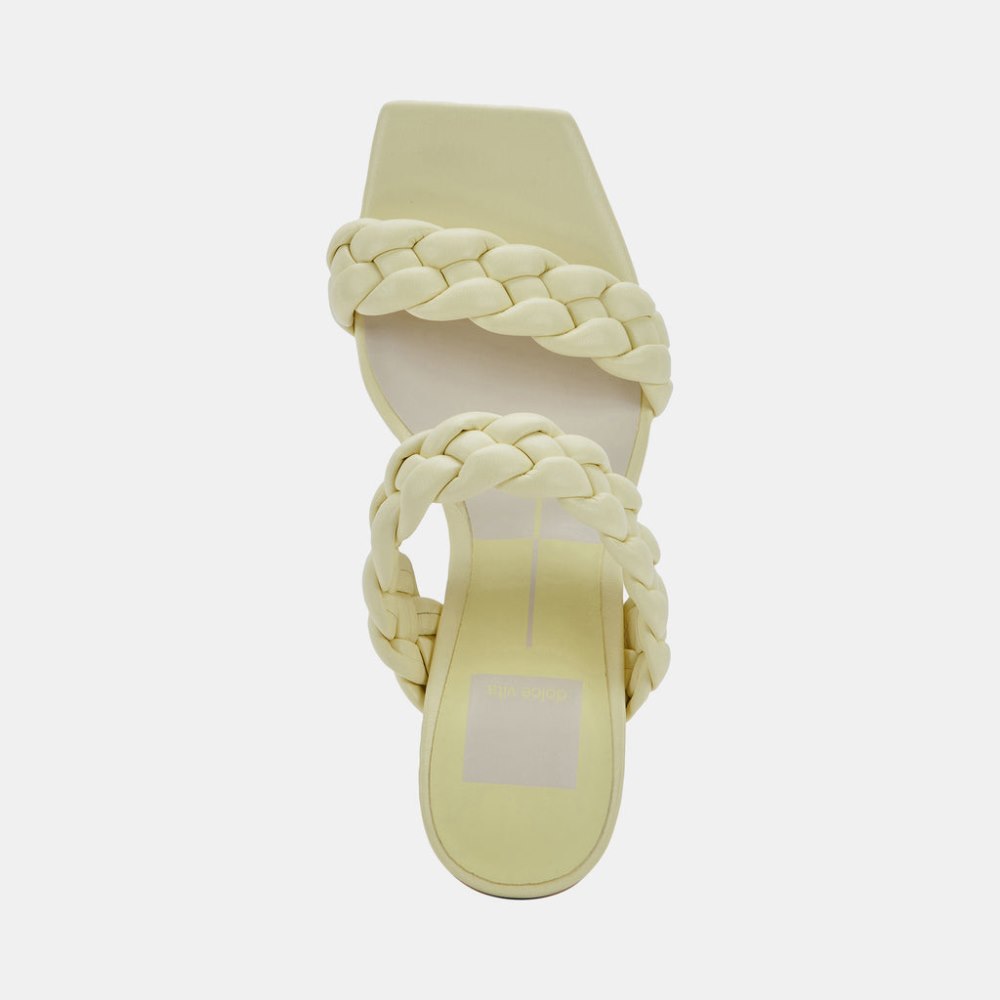 Dolce Vita Paily Heels Lemon Cream Stella