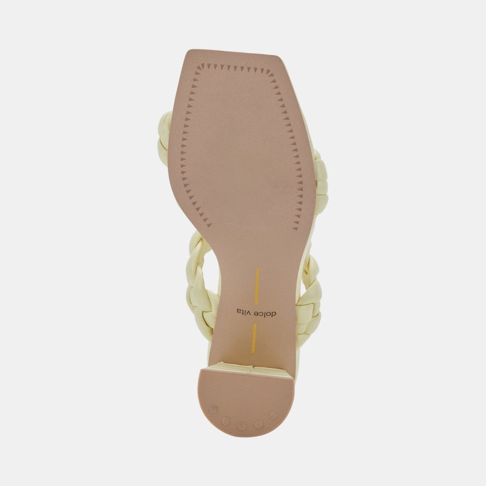 Dolce Vita Paily Heels Lemon Cream Stella