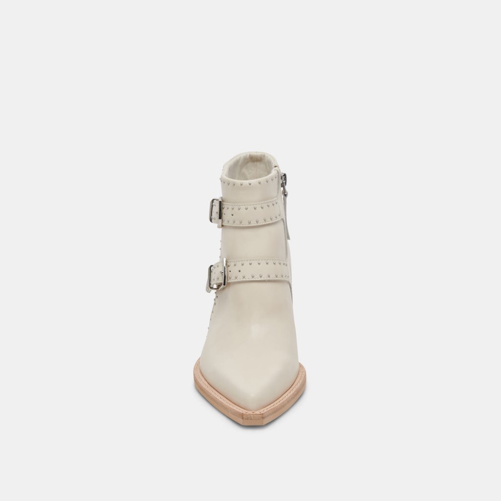 Dolce Vita Ronnie Booties Ivory Leather