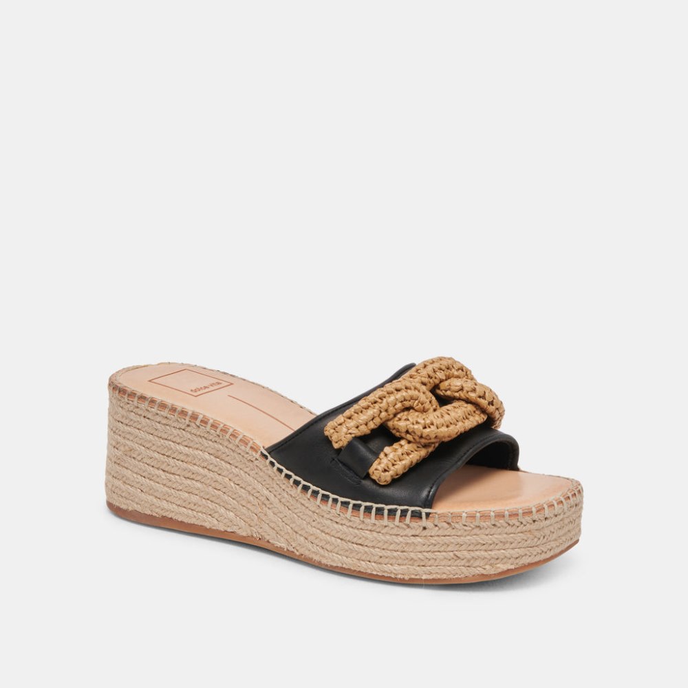 Dolce Vita Narnia Sandals Black Leather