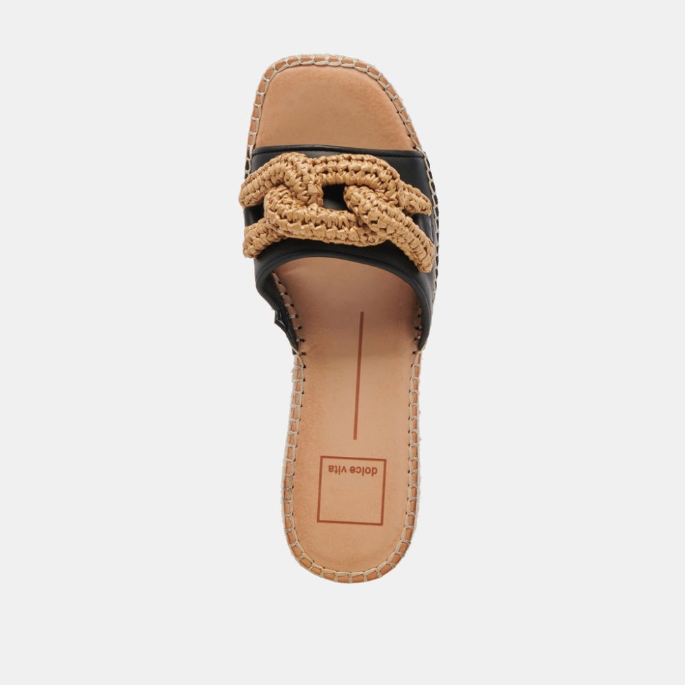 Dolce Vita Narnia Sandals Black Leather