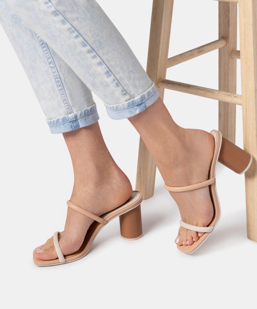 Dolce Vita Noles Heels Natural White