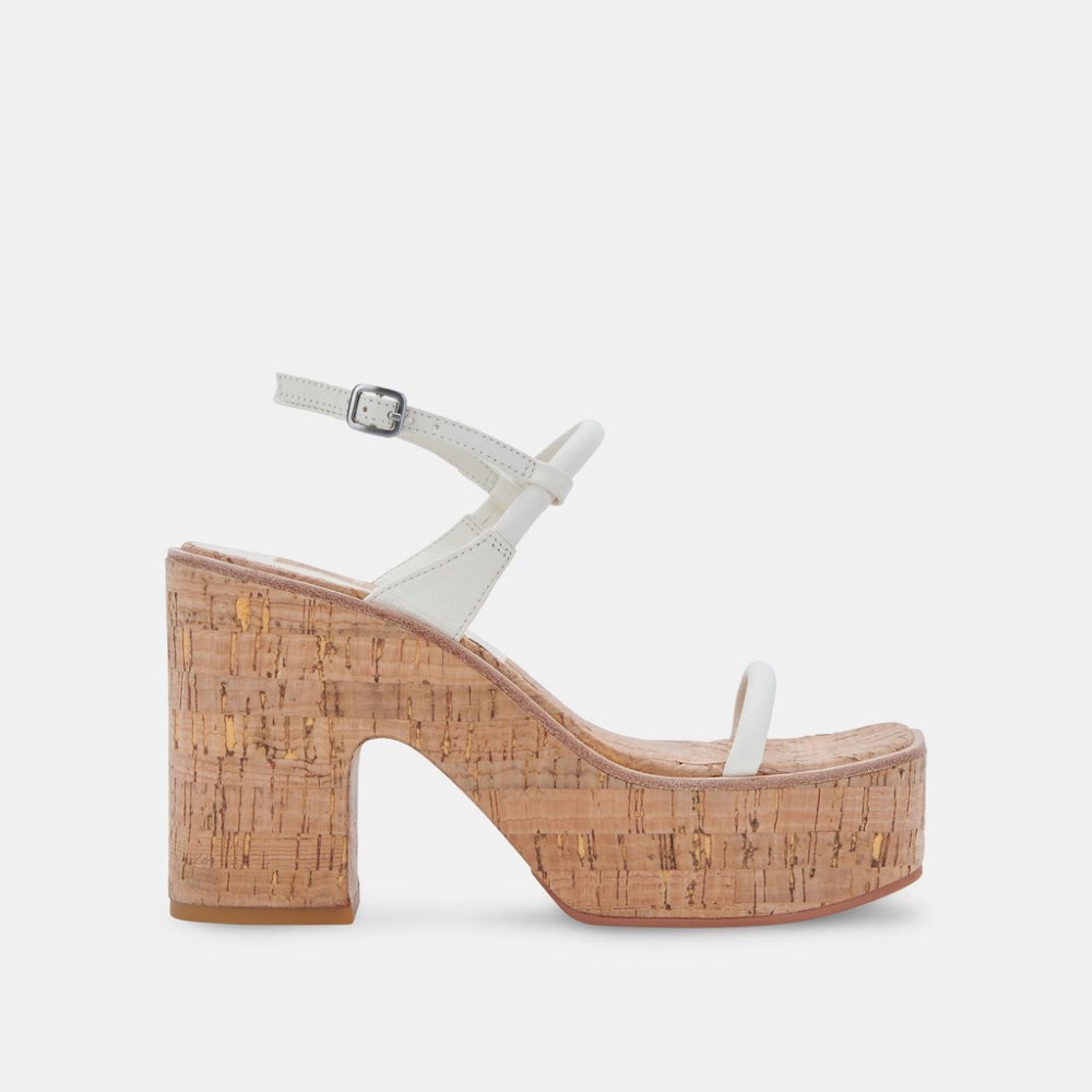 Dolce Vita Jodie Heels White Nubuck