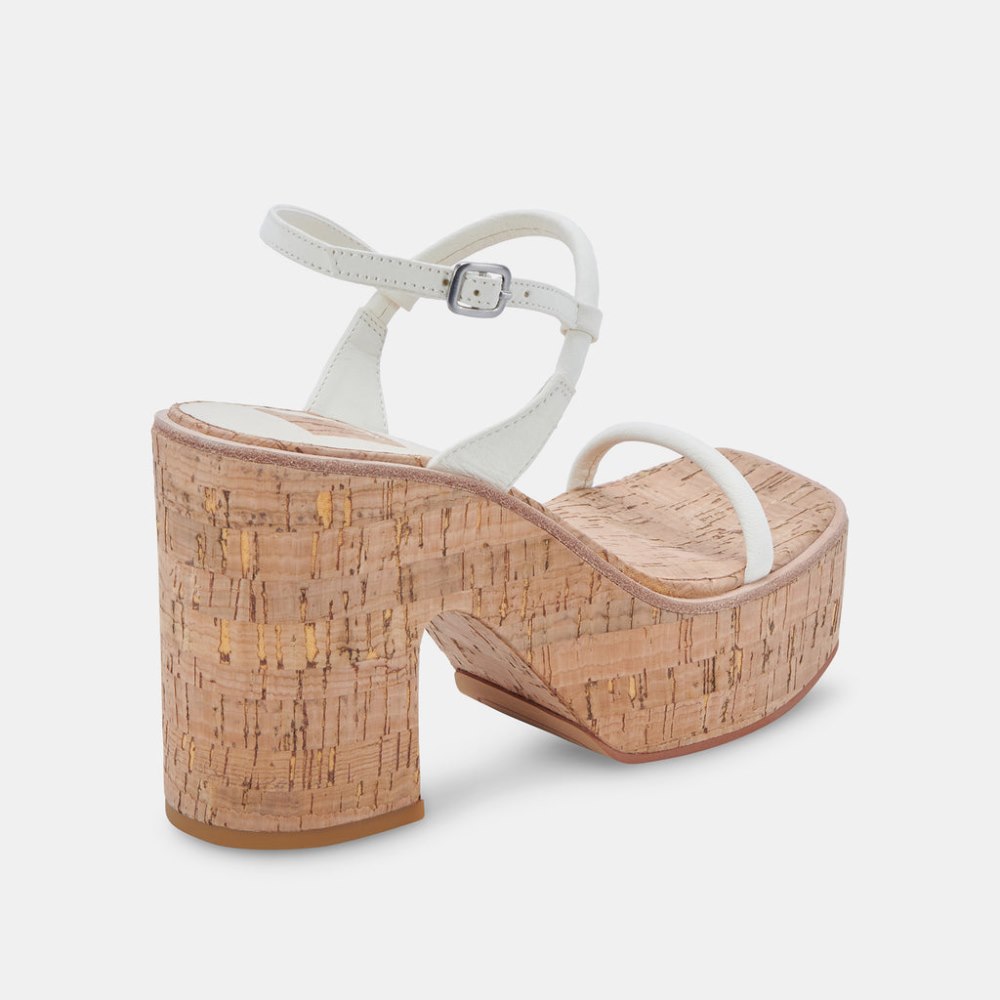 Dolce Vita Jodie Heels White Nubuck