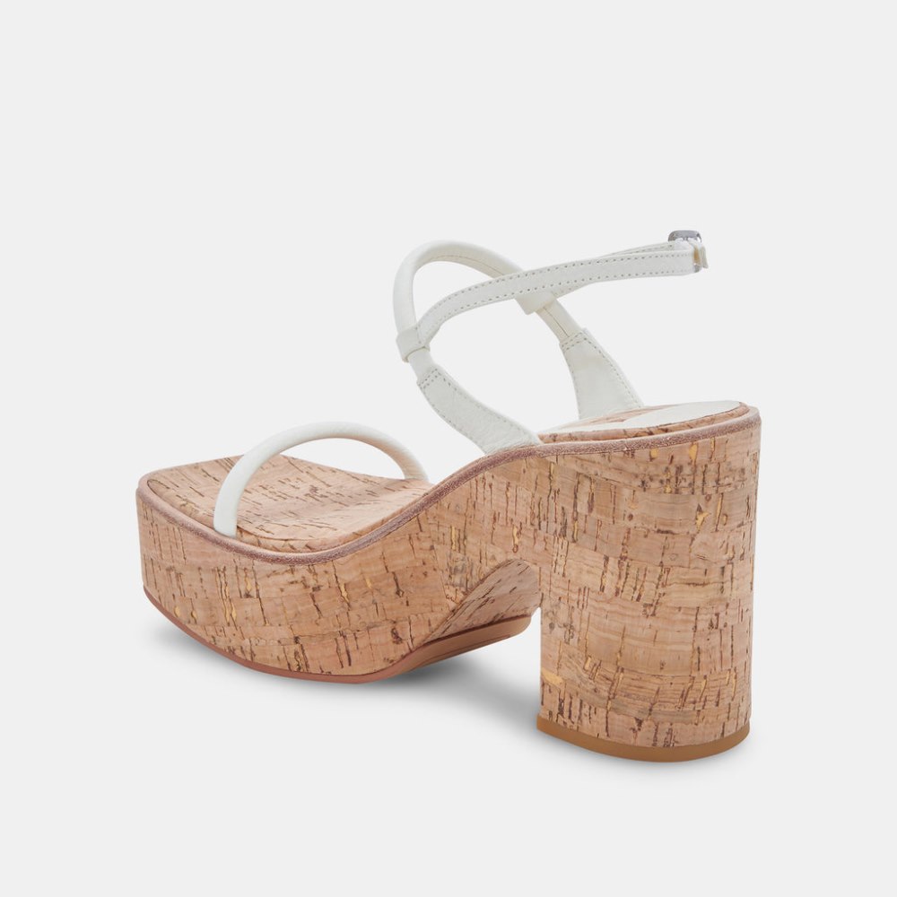 Dolce Vita Jodie Heels White Nubuck
