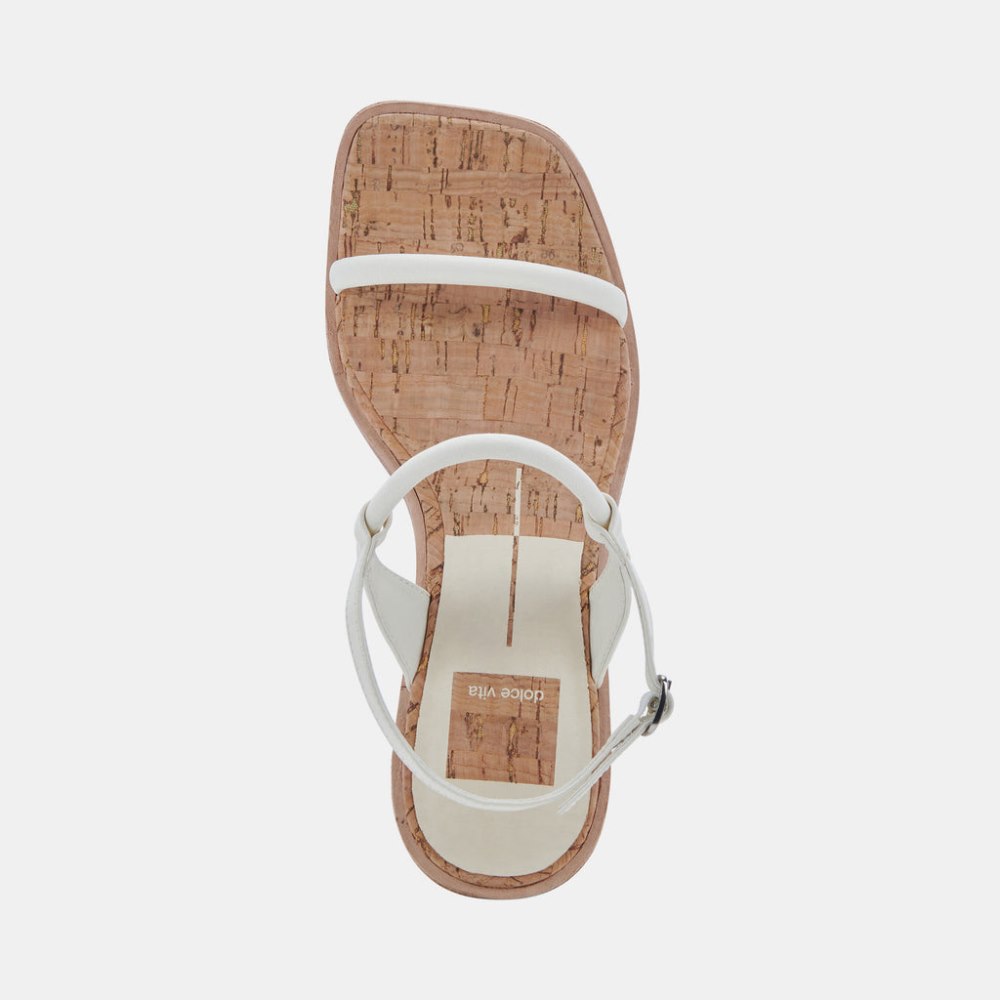 Dolce Vita Jodie Heels White Nubuck