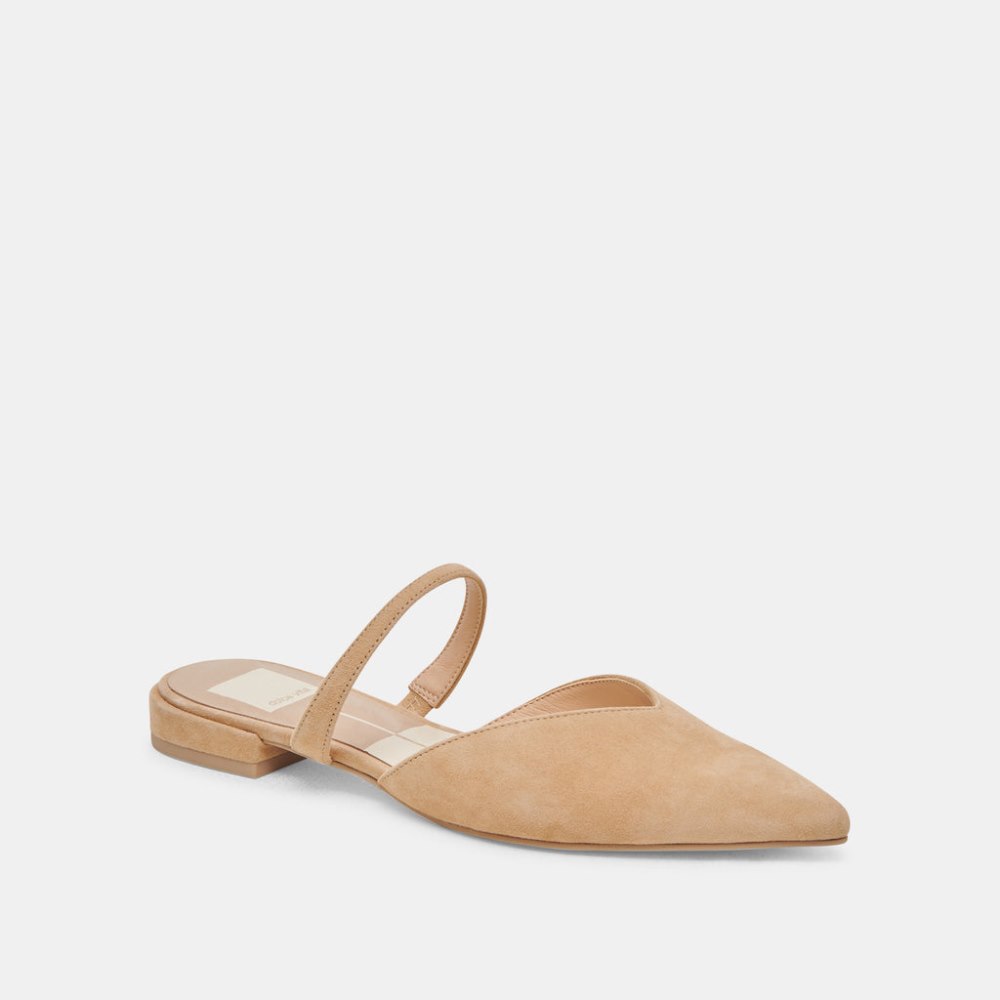 Dolce Vita Kanika Flats Tan Suede
