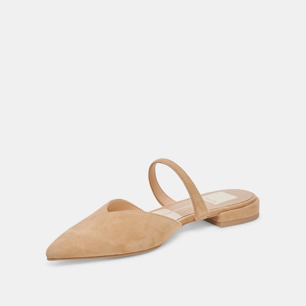Dolce Vita Kanika Flats Tan Suede