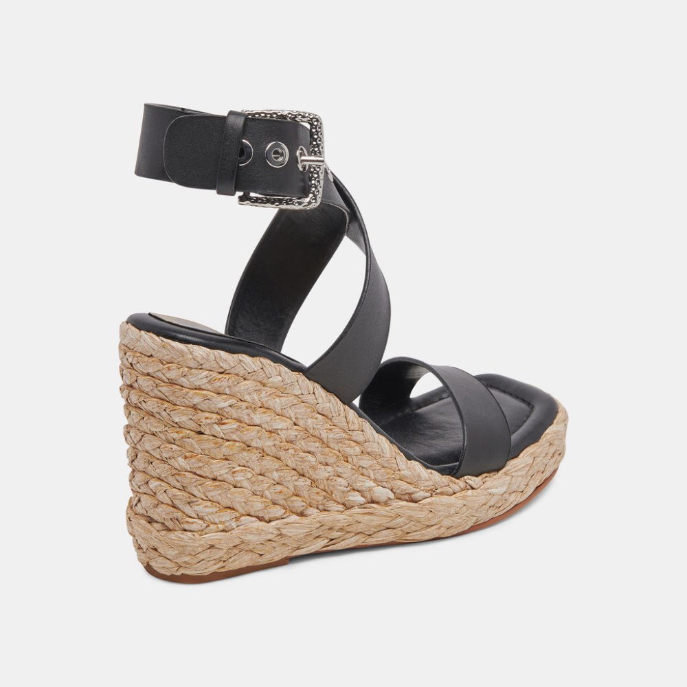 Dolce Vita Aldona Wedges Black Leather