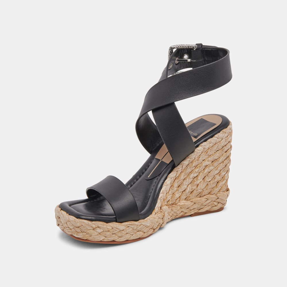 Dolce Vita Aldona Wedges Black Leather
