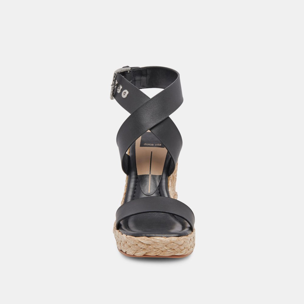 Dolce Vita Aldona Wedges Black Leather