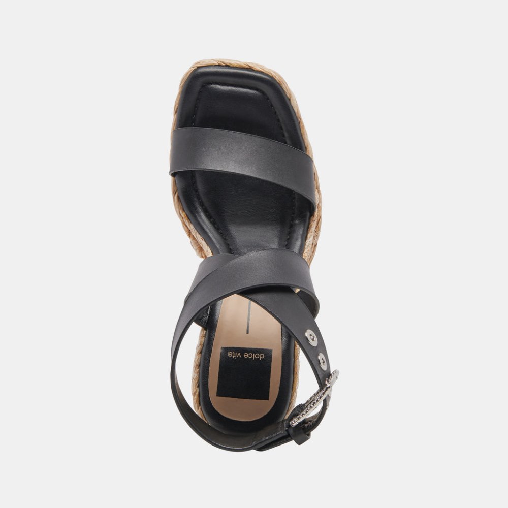 Dolce Vita Aldona Wedges Black Leather