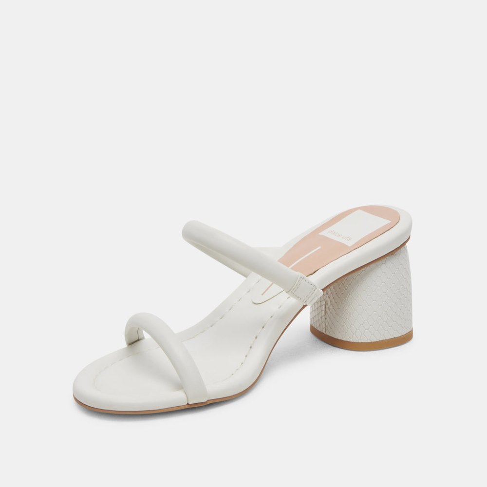 Dolce Vita Mandie Heels White Stella