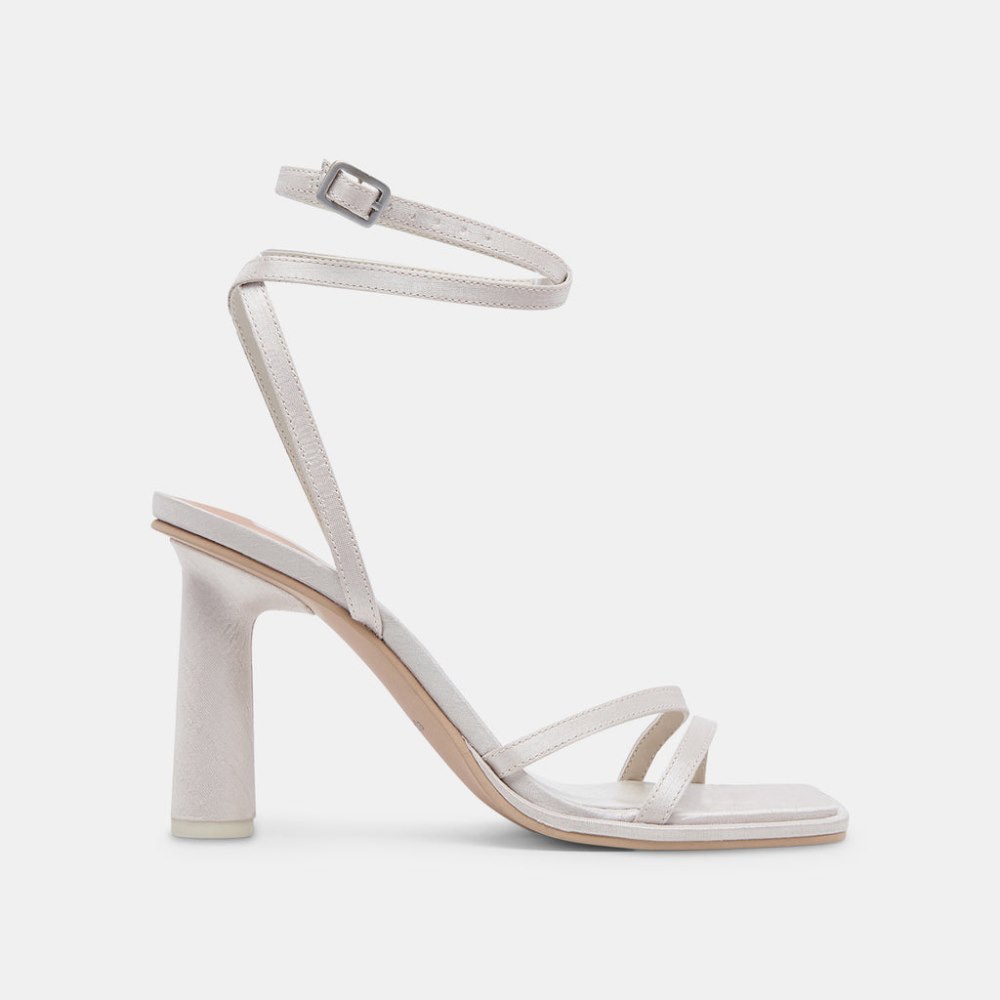 Dolce Vita Disere Heels Off White Satin