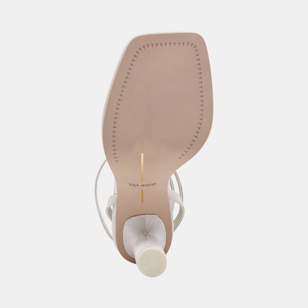 Dolce Vita Disere Heels Off White Satin