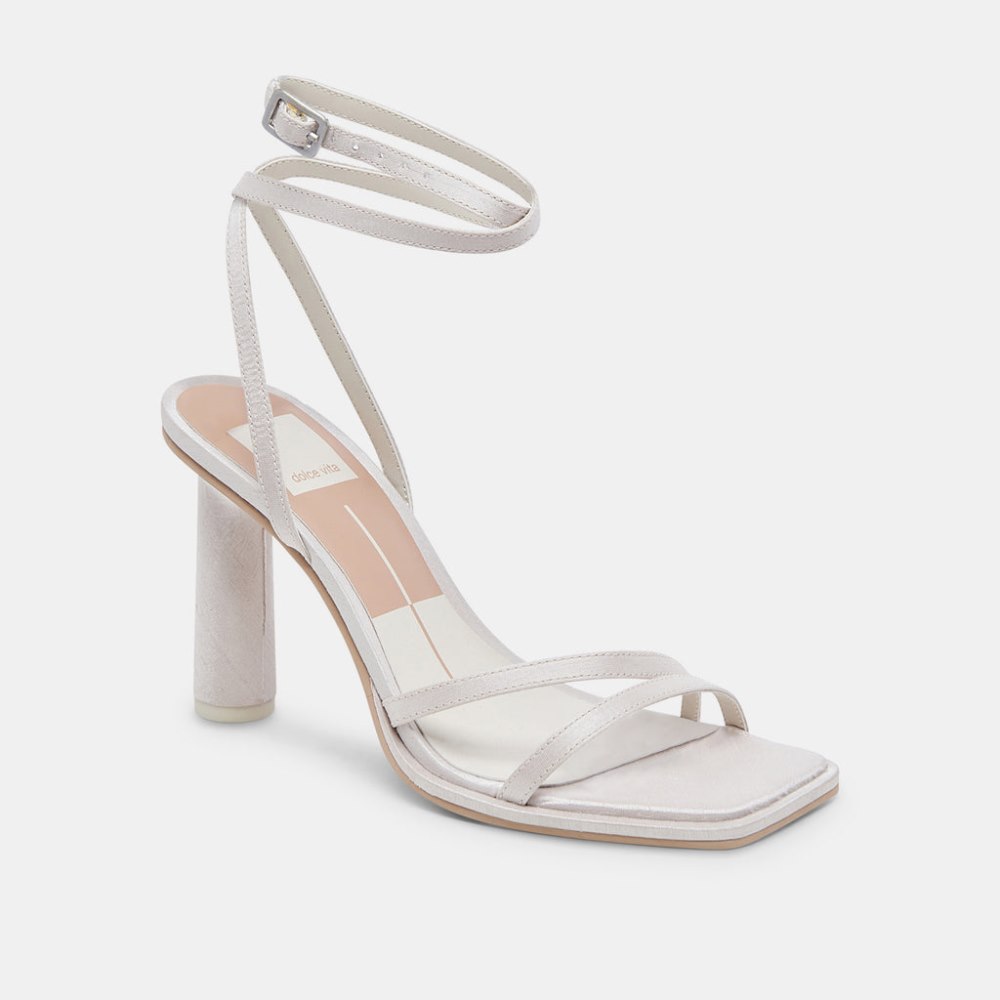 Dolce Vita Disere Heels Off White Satin